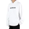 Blurred Logo Distress Hoodie “White” 661711TKVD69040