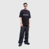 Blurred Logo T-Shirt “Black Blue” 661705TKVD51070