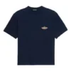 Bonjour Balenciaga Cotton Crewneck T-Shirt “Navy” 594579THV608065