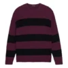 Border BB Knit Sweater “Purple Black” 608760T31621087