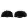 Boudoir 70mm Sandals “Black Feathers” 787447W0WMQ1000