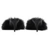 Boudoir 70mm Sandals “Black Feathers” 787447W0WMQ1000