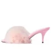 Boudoir 70mm Sandals “Pink Feathers” 787447W0WMQ5000