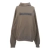 Boxy Logo Hoodie “Taupe Black” 729361TNVL27761