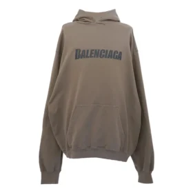 Boxy Logo Hoodie “Taupe Black” 729361TNVL27761