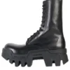 Bulldozer Lace Up Boot “Black Vegetal Calfskin” 671554WBCQ01000