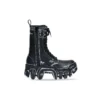 Bulldozer Lace Up Boots “Black Outline Calfskin” 672502WBEF21090