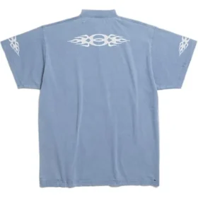 Burning Unity T-shirt Oversized “Light Blue” 787349TQVW74164