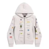 Business English Zip-up Hoodie “Off White” 788243TQVH69016