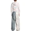 Business English Zip-up Hoodie “Off White” 788243TQVH69016