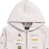 Business English Zip-up Hoodie “Off White” 788243TQVH69016