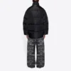 C-Shape Puffer Jacket “Black” 621982TYD331000