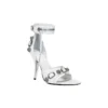 Cagole 110mm Sandals “White Arena Lambskin” 743057WAD4E9081