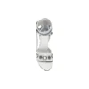 Cagole 110mm Sandals “White Arena Lambskin” 743057WAD4E9081