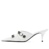 Cagole Heeled Mules “White Lambskin” 714253WAD4E9081
