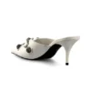 Cagole Heeled Mules “White Lambskin” 714253WAD4E9081