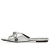 Cagole Metallic Slides “Silver Black” 694342WBDK38018