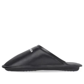 Calf Leather Home Slippers “Black”  736288WB7211090