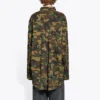 Camouflage Fitted Shirt “Green” 659027TKL142840