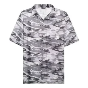 Camouflage Mesh Shirt “Grey” 647651TJLC51240