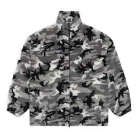 Camouflage Zip-Up Jacket “Grey” 681818TLQ121240