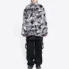 Camouflage Zip-Up Jacket “Grey” 681818TLQ121240