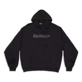 Caps Destroyed Hoodie “Black” 659403TKVB61781