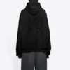 Caps Destroyed Hoodie “Black White” 659403TKVB61093