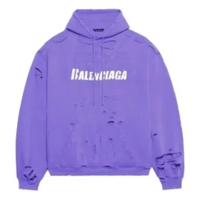 Caps Destroyed Hoodie “Purple” 659403TKVB63078