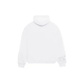 Caps Destroyed Hoodie “White” 659403TKVB69040