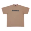 Caps T-shirt Boxy Fit “Tan” 651795TNVL17761