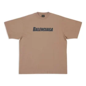 Caps T-shirt Boxy Fit “Tan” 651795TNVL17761