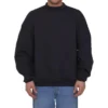 Care Label Creweneck Sweatshirt “Black” 724511TNVL61070