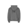 Care Label Hoodie Middle Fit “Grey Black” 725565TNVL61219