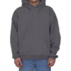 Care Label Hoodie Middle Fit “Grey Black” 725565TNVL61219