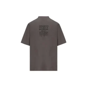 Care Label T-shirt Medium Fit “Grey Black” 724514TNVL91219