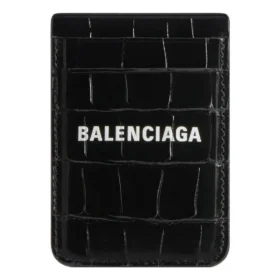 Cash Magnet Card Holder Crocodile Embossed “Black White” 6758352AAYM1090