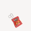 Charm/keychain chips in red