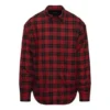 Checkered Flannel Padded Shirt “Red” 642339TJO276167