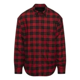 Checkered Flannel Padded Shirt “Red” 642339TJO276167