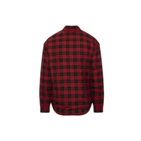 Checkered Flannel Padded Shirt “Red” 642339TJO276167