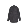 Chest Logo Pinstriped Logo Buttoned Shirt “Black” 583989TGM041070