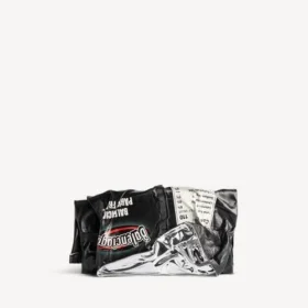 Chips clutch wallet in black