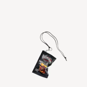 Chips phone holder pouch in black