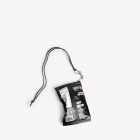 Chips phone holder pouch in black