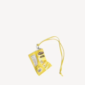 Chips phone holder pouch in yellow