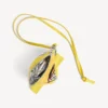 Chips phone holder pouch in yellow
