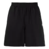 Cities Paris Cotton Sweat Shorts “Black White” 676137TLVL81070