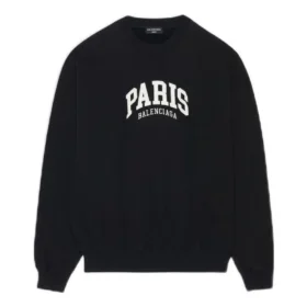 Cities Paris Crewneck Sweatshirt “Black White” 676629TLVL81070