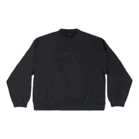 Cities Paris Embroidered Logo Sweatshirt “Black” 697869TLVL81000